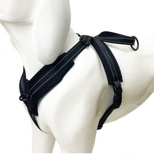 Dog Harness Large Dogs No Pull Adjustable Nylon Material Front/Back Leash